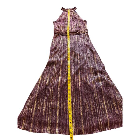 Monique Lhuillier purple and gold gown
 - Size - Picture 9 of 16